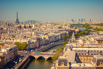 Widok na Paryż - obrazy, fototapety, plakaty