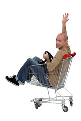 I transformed my trolley into a cart