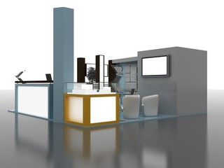 Exhibition Stand Interior/Exterior Sample
