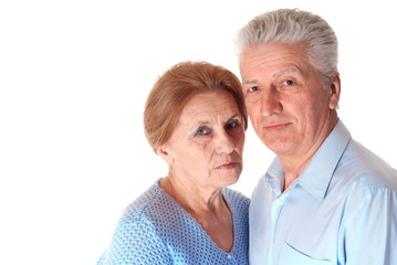 Beautiful elderly couple
