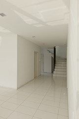 interior house, white empty room