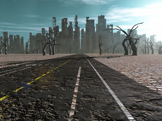 Road to dead city