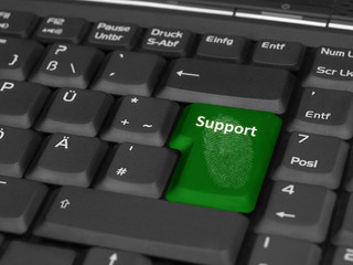 keyboard support fingerprint