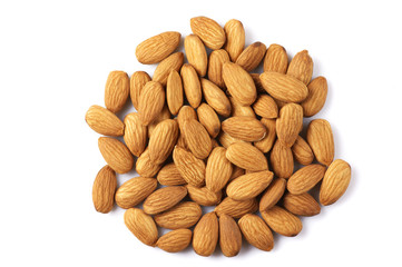 Pile of almonds