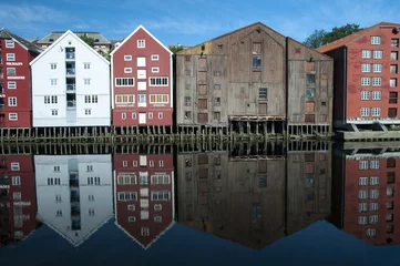 Cercles muraux Scandinavie Trondheim