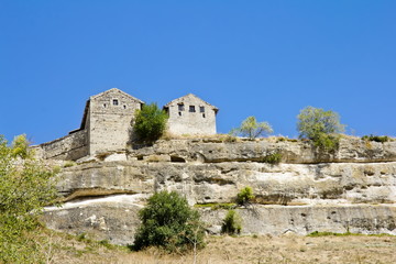 Fototapeta na wymiar Starożytne miasta Jaskinia Crimea.Chufut-Kale