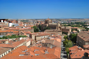 Obraz premium Aerial view of Salamanca