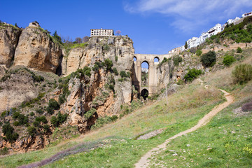 Cliffs of Ronda in Andalusia
