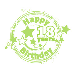 happy birthday 18 years