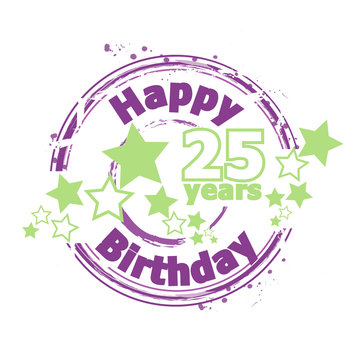 happy birthday 25 years