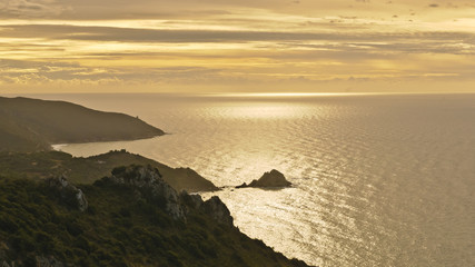 Fototapeta premium Alba sul mare