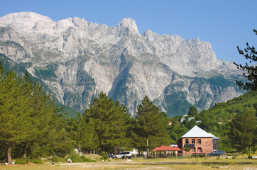 Albanian Alps From Theth Valley