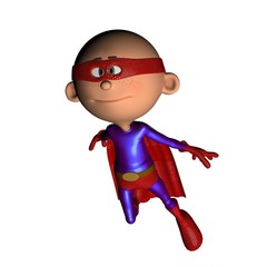 Cartoon Baby Superhero