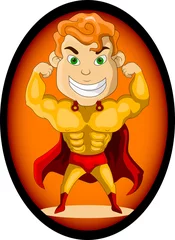 Foto op Plexiglas Superhelden sterke superheld