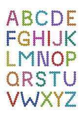 button alphabet