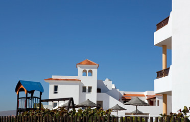 White building at Fuerteventura, Canary Islands