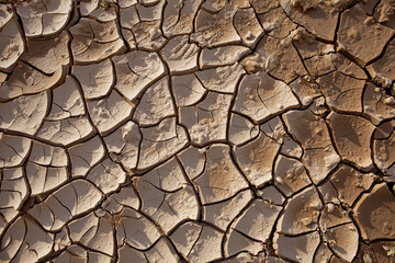 Background of dry cracked soil