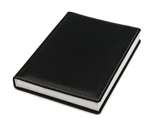 Isolated incline black note book