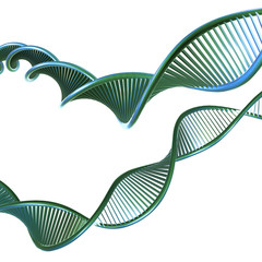 Fototapeta DNA digital illustration obraz