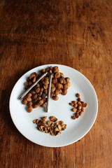 Apricot Seeds with Nutcracker