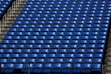 Obraz premium Siedziska stadionowe