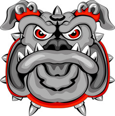 Bulldog Mascot Head
