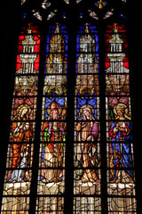 Stained glass in a church in Aix en Provence