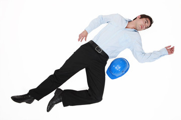 Architect pretending to be dead
