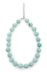 Necklace isolated on the white