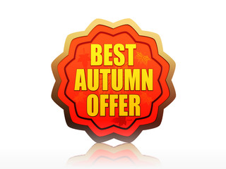 best autumn offer starlike label