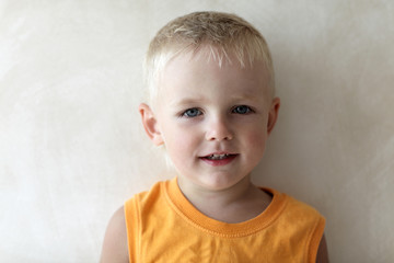 Fototapeta premium Portrait of smiling child