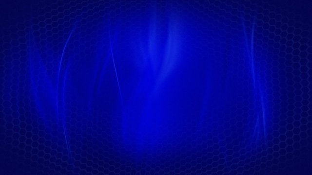 soft blue background flowing lines and hexagons loop