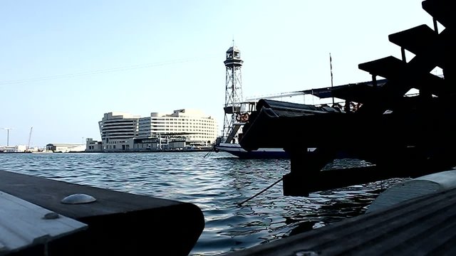 harbor of Barcelona
