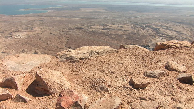view from Masada: Dea Sea and desert
