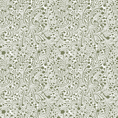 Floral seamless pattern, vector background.