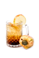 cashew apple drink mixed with soda water 