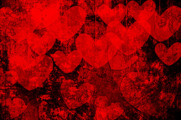 Heart on Grange background