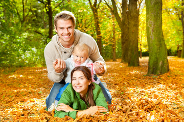 Fototapeta premium happy family
