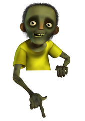 cartoon zombie