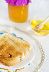 Toast and honey