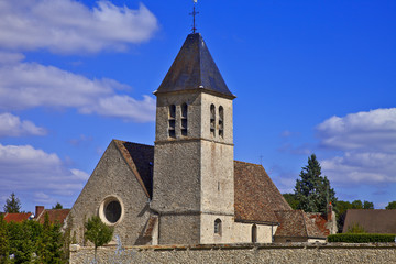 Fototapeta premium france,yvelines,vallée de chevreuse : Les Mesnuls, église