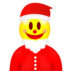 スマイル　笑顔　ニコニコ　クリスマス　サンタ