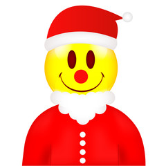 スマイル　笑顔　ニコニコ　クリスマス　サンタ