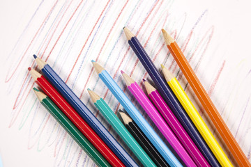 Fototapeta premium Office and art supplies