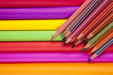Fototapeta premium Office and art supplies