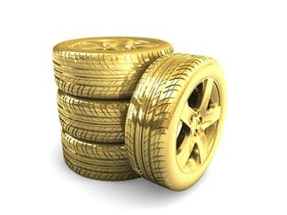 golden wheels