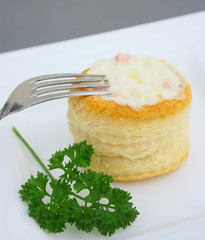 bouchée à la reine, entrée chaude