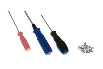 Screwdrivers and screws