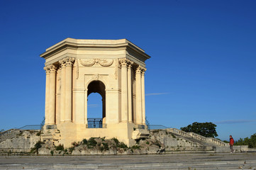 Fototapeta na wymiar Chateau d'eau Peyrou Montpellier 2012