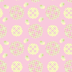 decorative light pink ornament